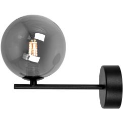 Kaja Dori lámpara de pared 1x10 W negro-grafito K-5558