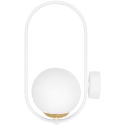 Kaja Malta lámpara de pared 1x10 W blanco-oro K-5472