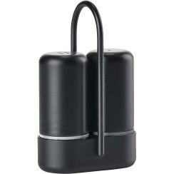 Zone Denmark Solo recipiente para sal y pimienta 6.5x3.3x8.9 cm negro 10542