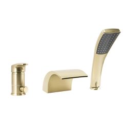Rea Riven grifo de bañera y ducha en bañera oro REA-B0494