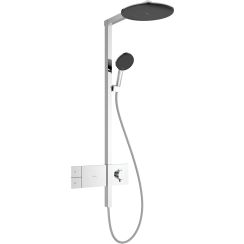 Hansgrohe Raindance Alive S conjunto de ducha a pared con termostato con rociador con efecto lluvia cromo 24583000