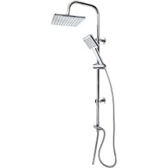 Duschy Easy conjunto de ducha a pared con rociador con efecto lluvia cromo 459-90