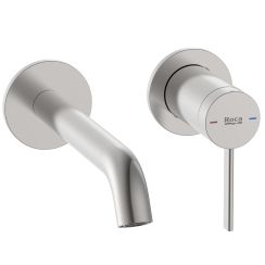 Roca Ona bateria umywalkowa podtynkowa stal inox A5A359ESM0