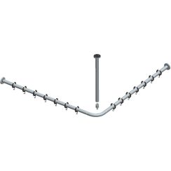 Keuco Plan barra para cortina de ducha 14937070900