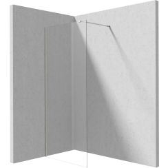 Deante Prizma mampara de ducha walk-in 120 cm cromo brillante/vidrio transparente KTJ_032P