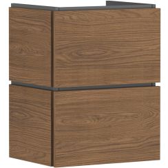 Hansgrohe Xilesa E armario 48x38x62 cm suspendido, para lavabo roble 54290550