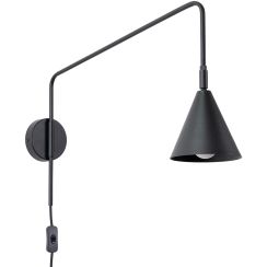 Sollux Lighting Nox lámpara de pared 1x10 W negro SL.1697