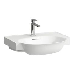 Laufen The New Classic lavabo 60x48 cm semicircular blanco brillante H813853R021091