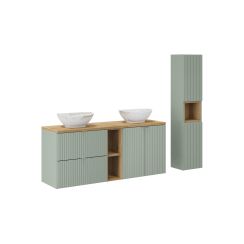 Conjunto armario Comad Line Reed Green LINE REED GREEN D 82-60-2S, armario Comad Line Reed Green LINE REED GREEN D 80-03-2D, LINE REED GREEN D 82-60-2D, UN-PATI-MW3, NOVA OAK 81-20-39, NOVA OAK A 89-140, NOVA OAK A 83-27-Q(W83-04A)
