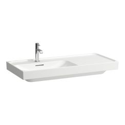 Laufen Meda lavabo 100x46 cm rectangular para mueble blanco brillante H8171184001091
