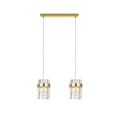 Light Prestige Vetro lámpara colgante 2x10 W oro LP-2910/2L GD