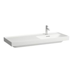 Laufen Meda lavabo 120x46 cm rectangular para mueble blanco mate H8171197571041
