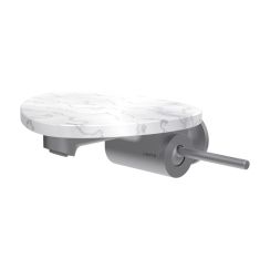 Laufen Ada grifo para lavabo empotrado blanco-acero HF506726505060