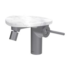 Laufen Ada grifo para bidé de pie blanco-acero HF506710505060