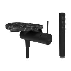 Laufen Ada grifo para ducha empotrado negro HF506755516060