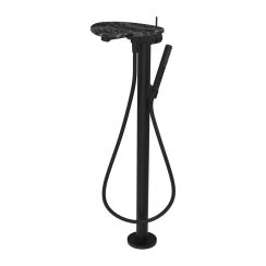 Laufen Ada grifo de bañera y ducha en suelo negro HF506781516060