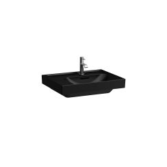 Laufen Meda lavabo 60x46 cm rectangular para mueble negro H8181127161041