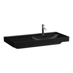 Laufen Meda lavabo 100x46 cm rectangular para mueble negro mate H8171177161041