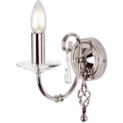 Elstead Lighting Aegean lámpara de pared 1x60 W níquel AG1-POL-NICKEL