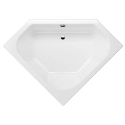Kronenbach Cube bañera de esquina 145x145 cm izquierda blanco KBABE1450