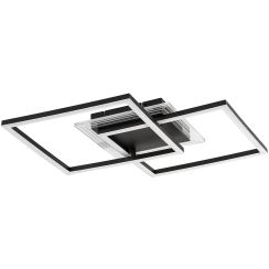 Rabalux Ottavia lámpara de techo 3x28 W blanco-negro 71372