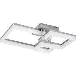Rabalux Amilia lámpara de techo 3x22 W blanco-cromo 71388