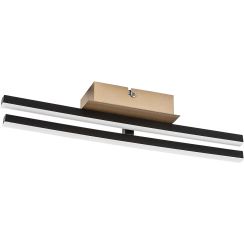 Rabalux Demir lámpara de techo 2x16 W blanco-negro-oro 71396
