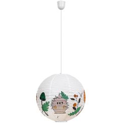 Rabalux Hedgy lámpara colgante 1x40 W blanco-multicolor 72192
