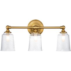 Elstead Lighting Huguenot Lake lámpara de pared 3x3 W latón FE-HUGOLAKE3BATH-BB