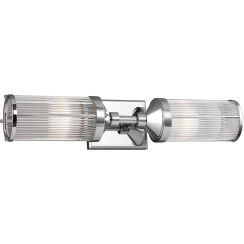 Elstead Lighting Paulson lámpara de pared 2x3 W cromo FE-PAULSON2