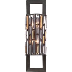 Elstead Lighting Gemma lámpara de pared 2x60 W transparente-marrón HK-GEMMA2-B-VBZ