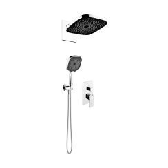 Conjunto ducha con efecto lluvia Oltens Vann 37008100, grifo de bañera y ducha Oltens Hadsel 34108100, 39403100, 37108100, 39304100, 37200100