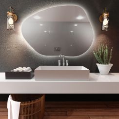 Baltica Design Bright Stain I espejo 100x72 cm con iluminación 5904107914299