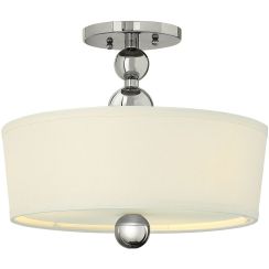 Elstead Lighting Zelda lámpara de techo 3x60 W níquel HK-ZELDA-SF-PN