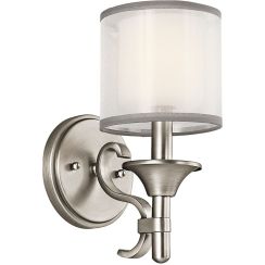 Elstead Lighting Lacey lámpara de pared 1x40 W blanco KL-LACEY1-AP