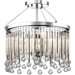 Elstead Lighting Piper lámpara de techo 3x60 W cromo KL-PIPER-SF-PC