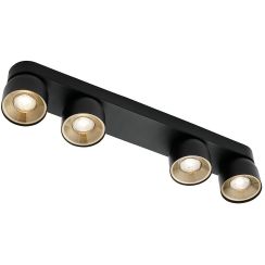 Nordlux Pitcher lámpara de techo 4x10 W negro 2310430103