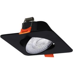 Light Prestige Plus lámpara empotrada 1x3 W negro LP-1506/1RS BK Square