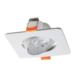 Light Prestige Plus lámpara empotrada 1x3 W blanco LP-1506/1RS WH Square