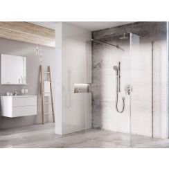 Ravak Walk-In Corner conjunto de paredes 120 cm cromo brillante/vidrio transparente GW1CG7C0SZ1