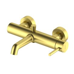 Oltens Molle grifo de bañera y ducha a pared oro cepillado 34112810