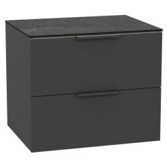 Conjunto estructura de armario Excellent Tuto 2.0 MLEX.2172.600.GRBL, encimera sobre armario Excellent Tuto 2.0 MLEX.2116.600.MA, MLEX.2151.600.02.GR