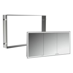 Conjunto armario Kronenbach Cube 2.0 KB100233CR, marco para instalación empotrada de espejo Colador para desagüe Kronenbach Cube 2.0 NU1000033NU