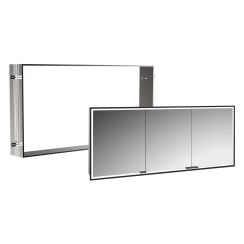 Conjunto armario Kronenbach Cube 2.0 KB100230MB, marco para instalación empotrada de espejo Colador para desagüe Kronenbach Cube 2.0 NU1000035NU