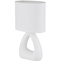 Globo Lighting Triangle lámpara de sobremesa 1x40 W blanco 21731W