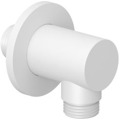 Kludi A-QA codo de conexión a pared blanco 6554753-00