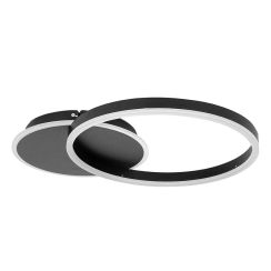 Moosee Rings lámpara de techo x30 W negro MSE1501100507
