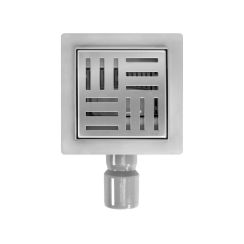 Rea Cross desagüe puntual 12 cm acero REA-G6200