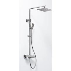 Steinberg 342 conjunto bañera/ducha a pared con termostato con rociador con efecto lluvia cromo 342 2721
