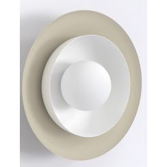Emibig Poppi lámpara de pared 1x8 W negro-beige 1520/K1